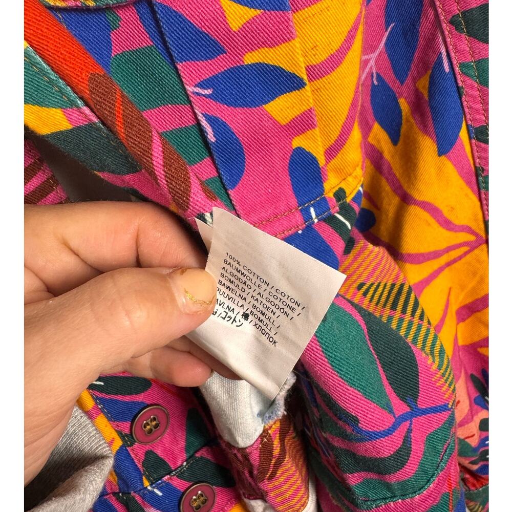 FARM Rio Macaw 100% Cotton Tropical Jumpsuit Coveralls, XS- NWT - Picture 11 of 11
